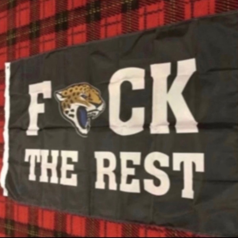 Brand new Jacksonville Jaguars banner flag